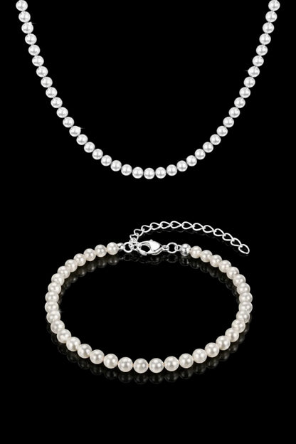Set Lumina Perle Halskette + Armband