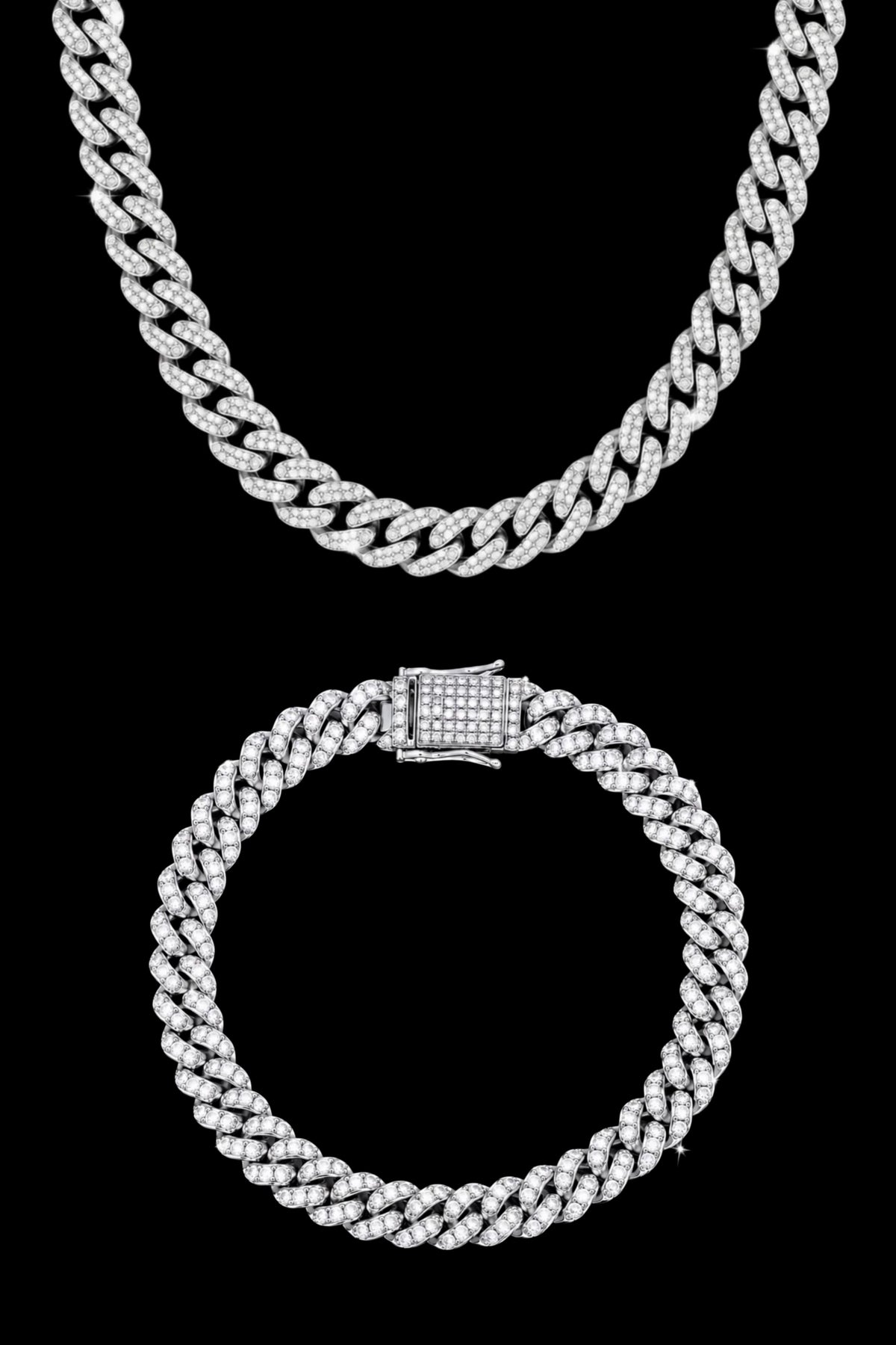 Set Cuban Imperio Necklace + Bracelet