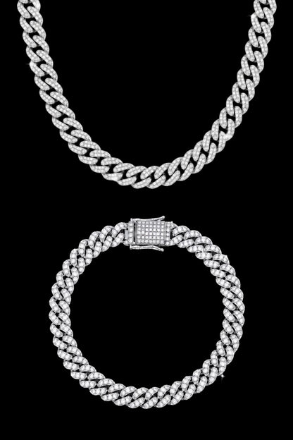 Set Cuban Imperio Necklace + Bracelet