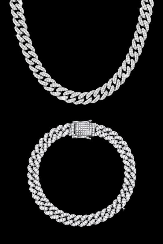 Set Cuban Imperio Necklace + Bracelet