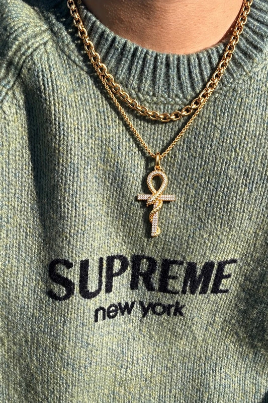 Collana Serpenté Ankh 