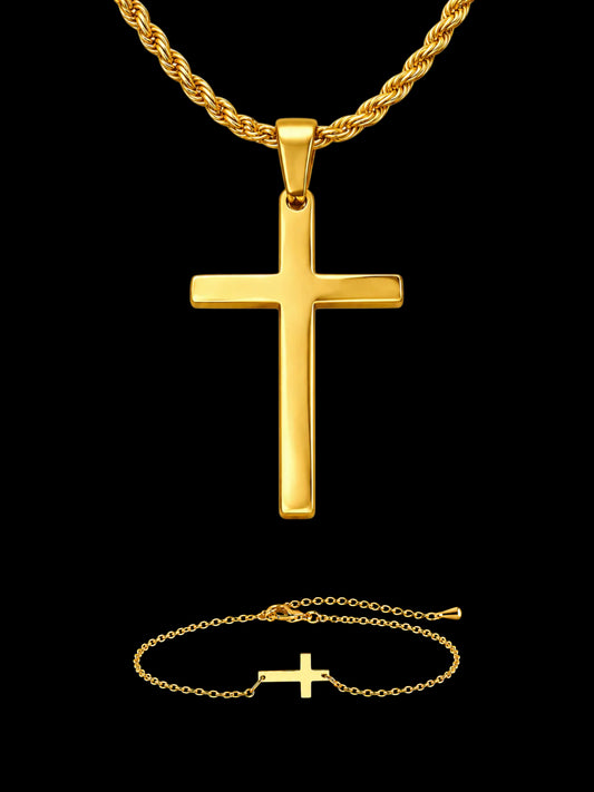 SET SIENA CROSS™ NECKLACE + BRACELET