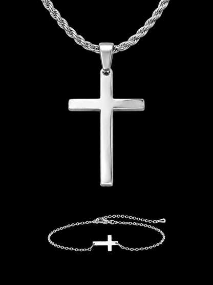 SET SIENA CROSS™ NECKLACE + BRACELET
