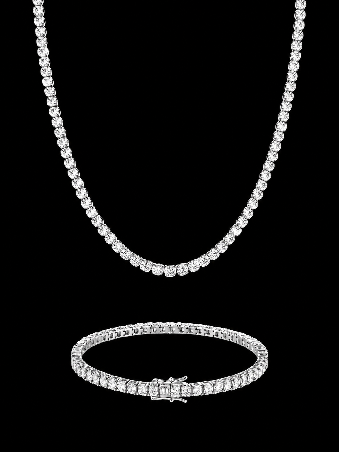 PORTOFINO TENNIS SET HALSKETTE + ARMBAND