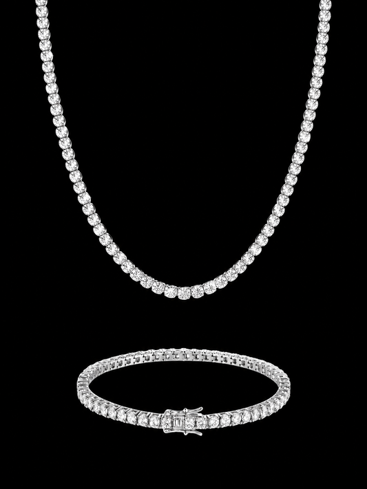 SET PORTOFINO™ TENNIS NECKLACE + BRACELET
