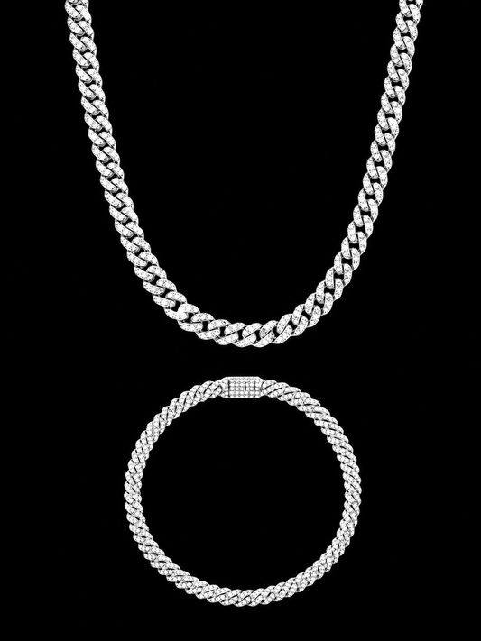 SET CUBAN IMPERIO™ NECKLACE + BRACELET