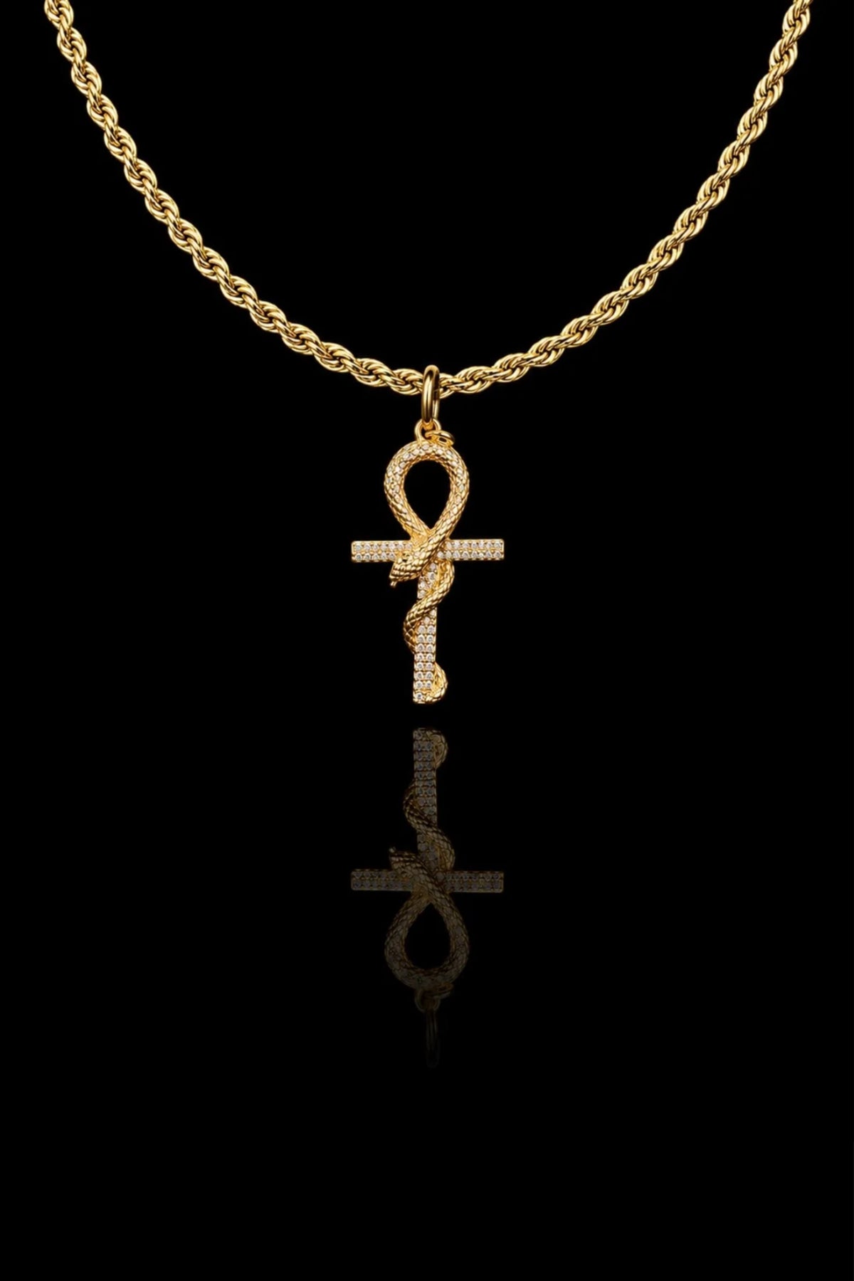 Collana Serpenté Ankh 