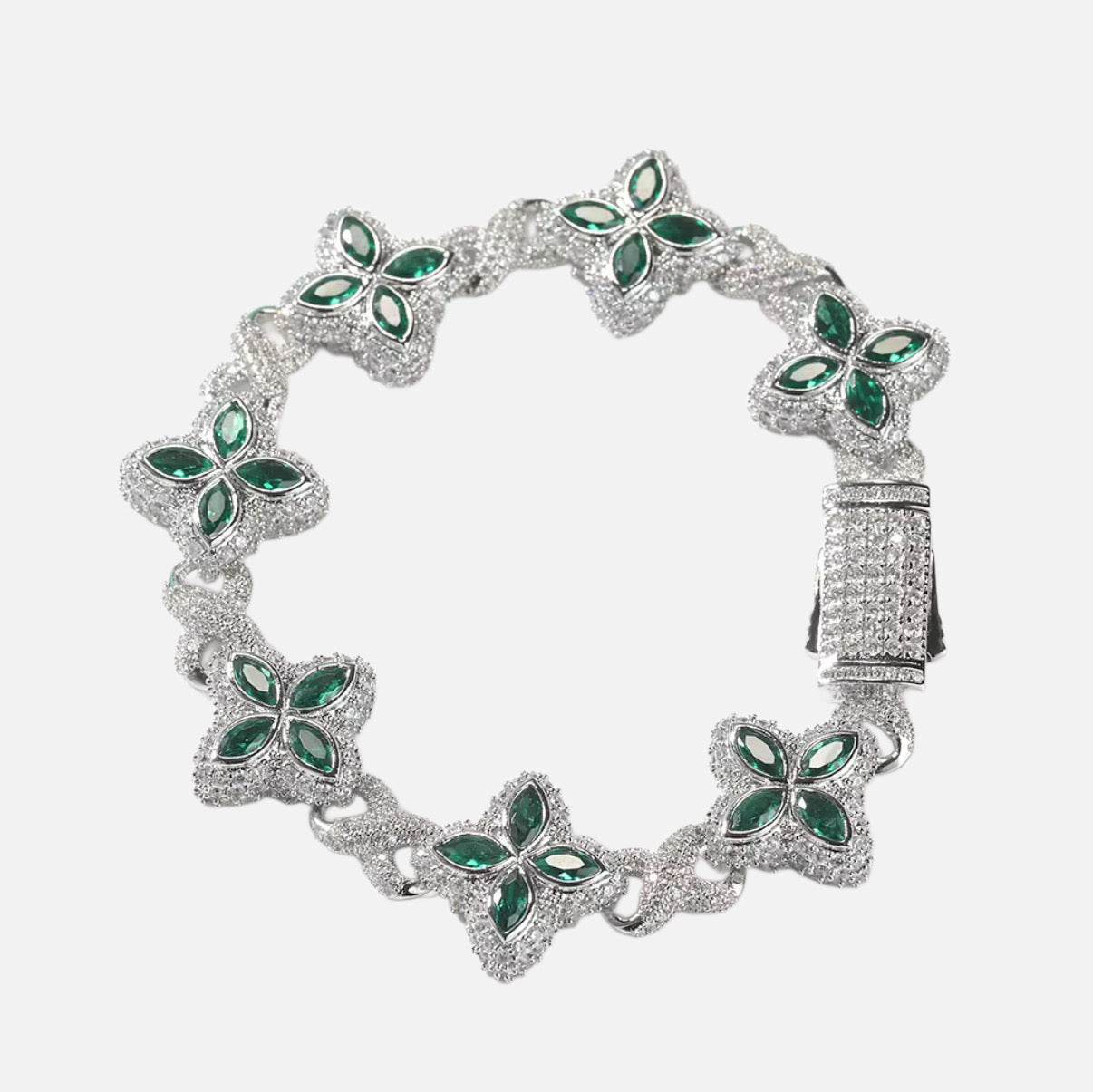 CLOVER ICED BRACELET