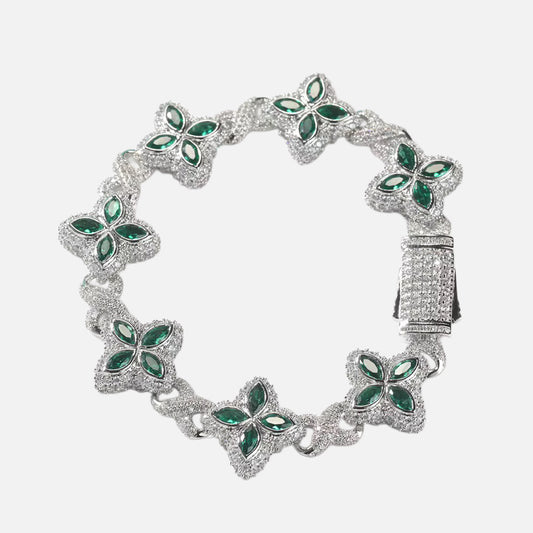 CLOVER ICED BRACELET