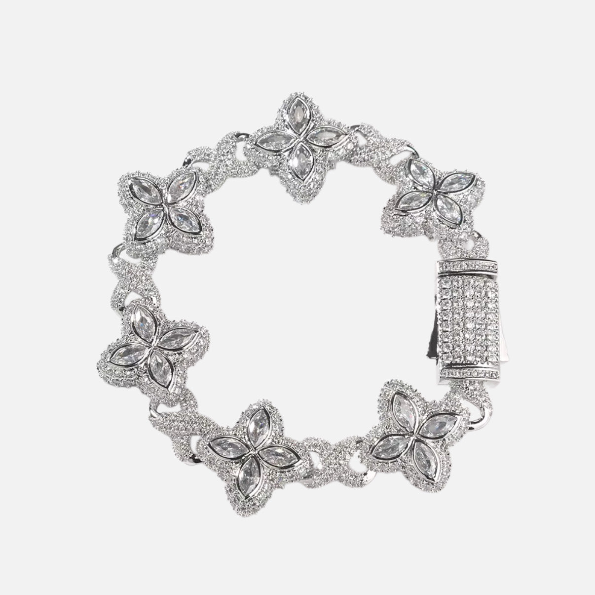 CLOVER ICED BRACELET