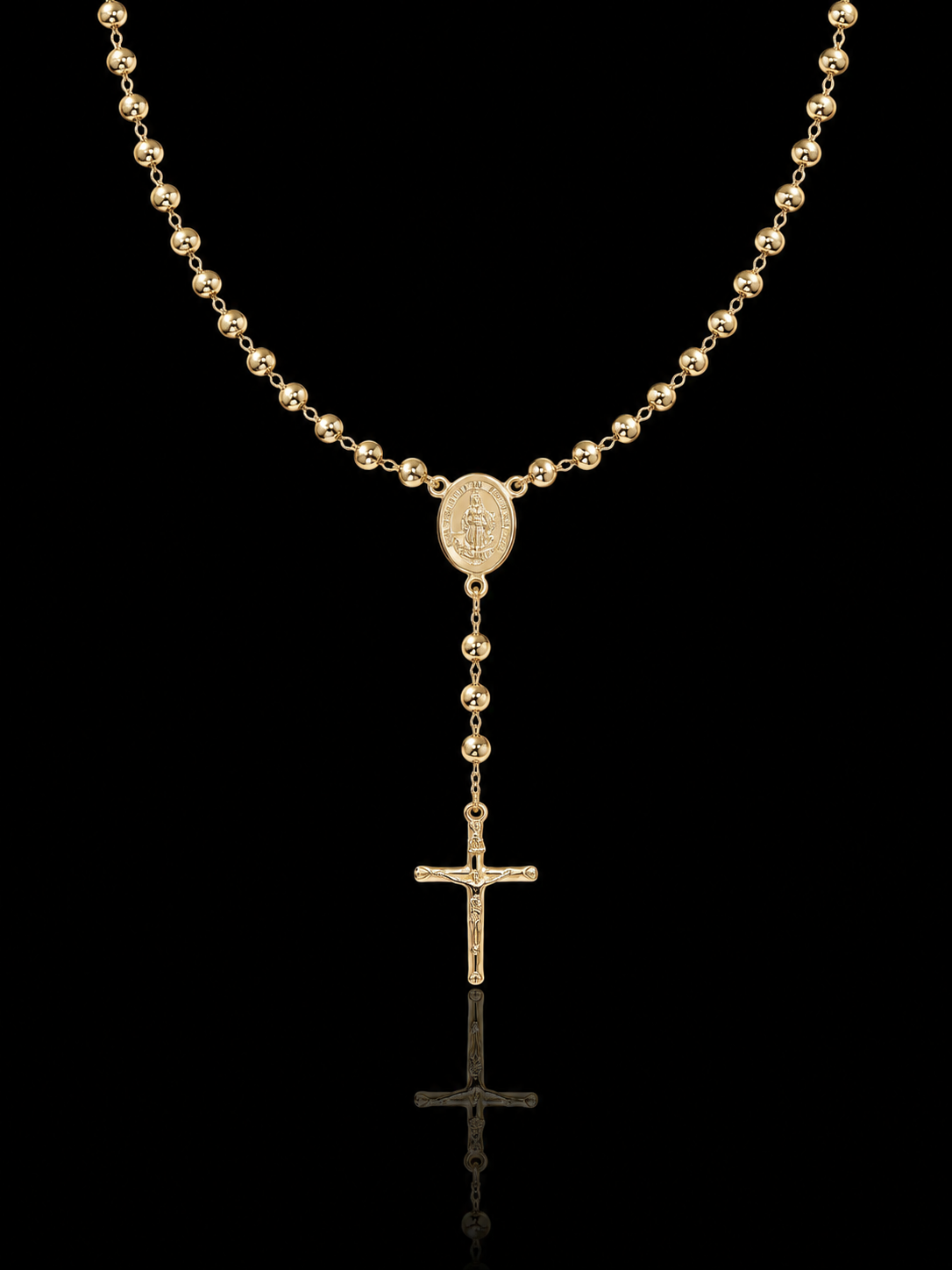 Faceted rosary Necklace