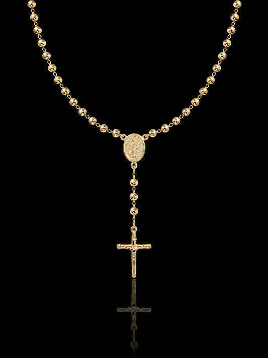 Faceted rosary Necklace