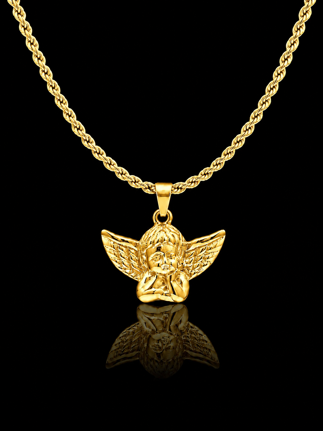 Cherub Angel Necklace