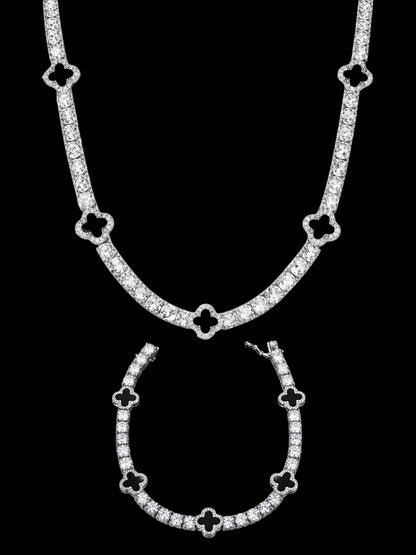 SET AMALFI LEAF™ NECKLACE + BRACELET