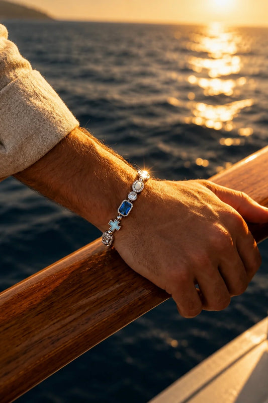Bracciale Liguria con pietre preziose