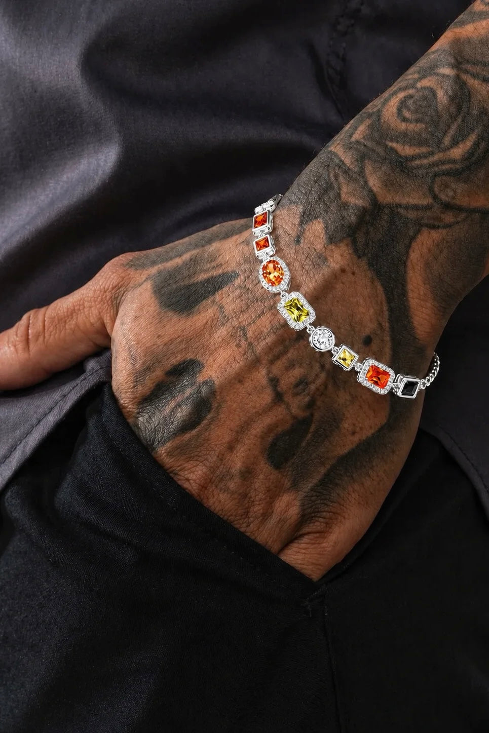 Bracciale Eterno con pietre preziose